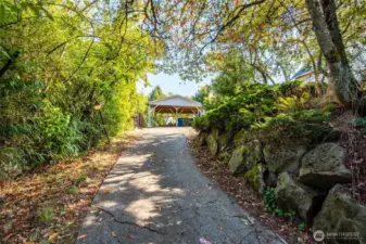 This driveway is shared with one neighbor.