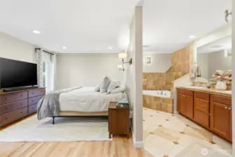 Primary Bedroom w/ Attached 5 Piece Bathroom