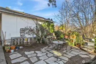 Private patio space