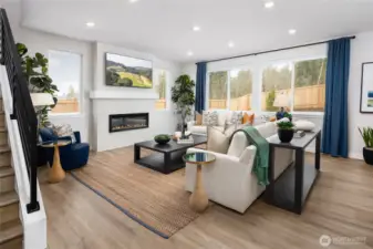 Pictures are of Model home