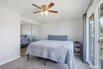 Primary Suite - En Suite, Deck, Ceiling Fan