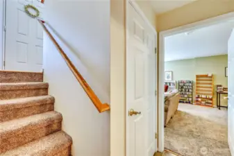 Lower level from the front door.