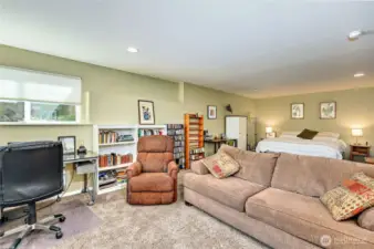 Used as an additional guest space or mother-in-law suite.