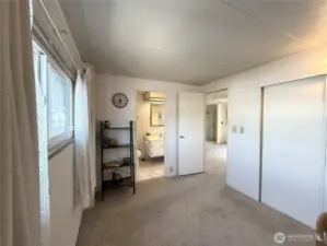 2nd bedroom offers private access to the full bathroom