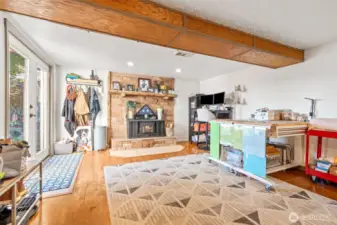 Lower level family room