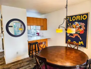 Breakfast bar.