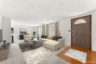 Virtually Staged Living Area