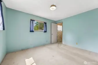 Primary Bedroom with Attached 1/2 Bath