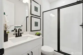 Model - Not actual home - full bathroom main floor