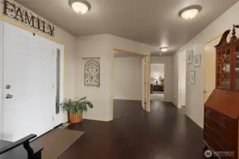 Interior Entry. Large ope space