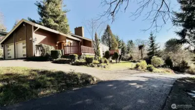 View from front driveway