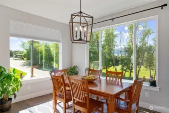 Dining Room with Sweeping views