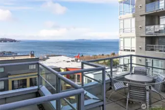 View from roof patio