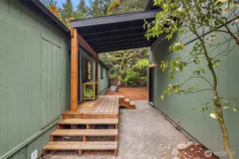 Breezeway in between