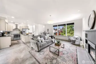 Large windows let in lots of natural light!