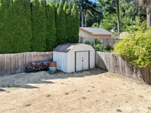 Convenient storage shed