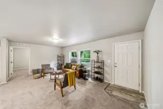 Entry and Living Room