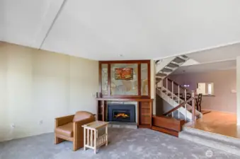 Another view of the main level living room.  Look at the attention to detail.