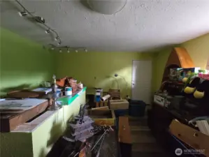 Upstairs bedroom with private entrance