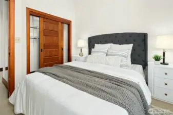 True 1 bedroom condo with beautiful doors and trim