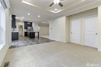 Looking back to Kitchen from family room