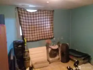 Basement bedroom