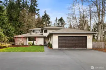 Welcome to a rare opportunity to own this stunning home tucked into beautiful natural surroundings, with a bonus! It backs to the 2nd fairway of the Port Ludlow Golf Course!