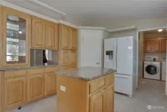 kitchen cabinets with island and pantry