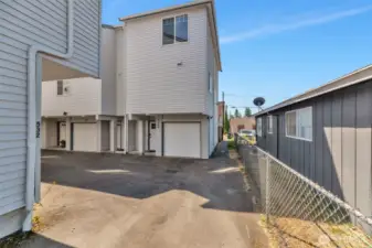 Driveway to Garage