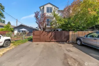Back of House and Off-Street Parking