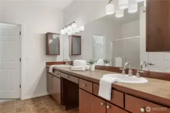 Primary bath w/separate WC