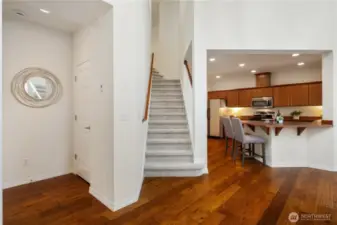 Centric staircase up to 2nd bedroom, full bath and bonus loft