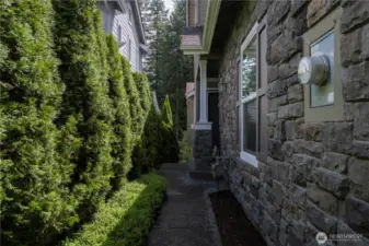 Entry path to front door