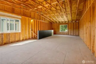 Upstairs of Detached Garage