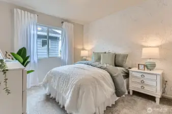 Bedroom of model of Rose plan (for representational purposes only)