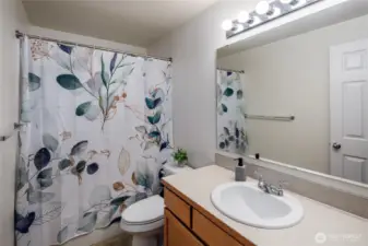 Full bath for guests,