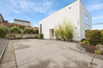 Driveway entrance