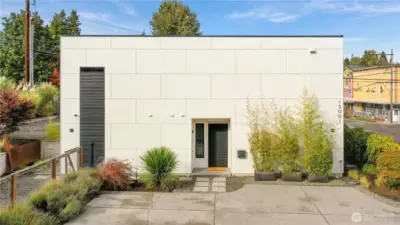 Back/side of house with personal entryway