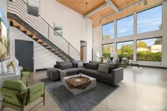 Great room (living, kitchen, & dining)