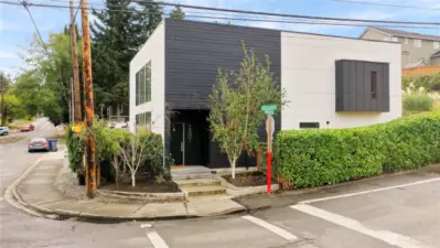 Front of house and guest entry (front door)