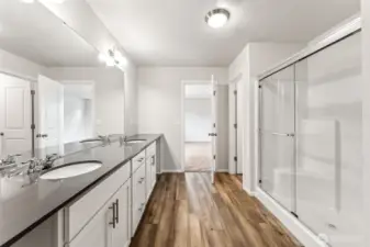 Disclaimer Secondary photos of same floor plan on different lot in different community: Photos are from another Warren, finishes, upgrades, and features may vary.