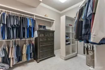 Don't miss the secret closet behind the cabinet!