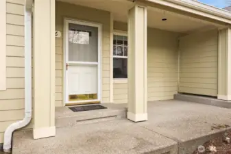 Lovely spot to curl up with a new book on a sunny afternoon! Also, just a block from Clock Tower Park and Post Office!