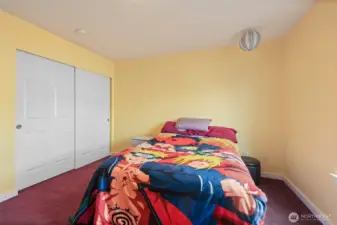 Large wall closet in bedroom #3!