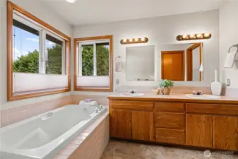 Primary bath, also includes separate shower