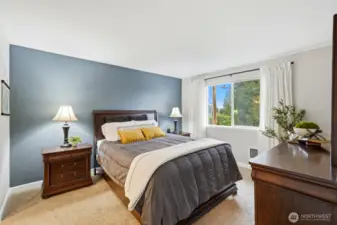 very spacious primary bedroom