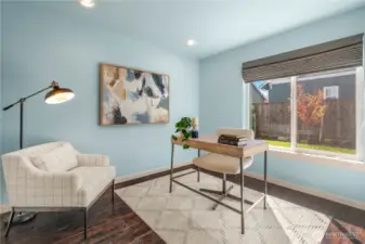 Entry level 5th bedroom or office