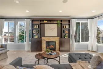 Large main level great room