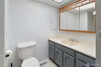 Main full bathroom