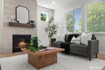 There's nothing better than cozying up by the fire during the damp, rainy season—a true comfort on gray days.